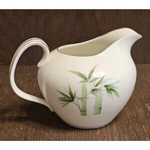 Noritake Nippon Toki Kaisha Creamer BAMBOO Circa 1955 Porcelain MCM Mid Century
